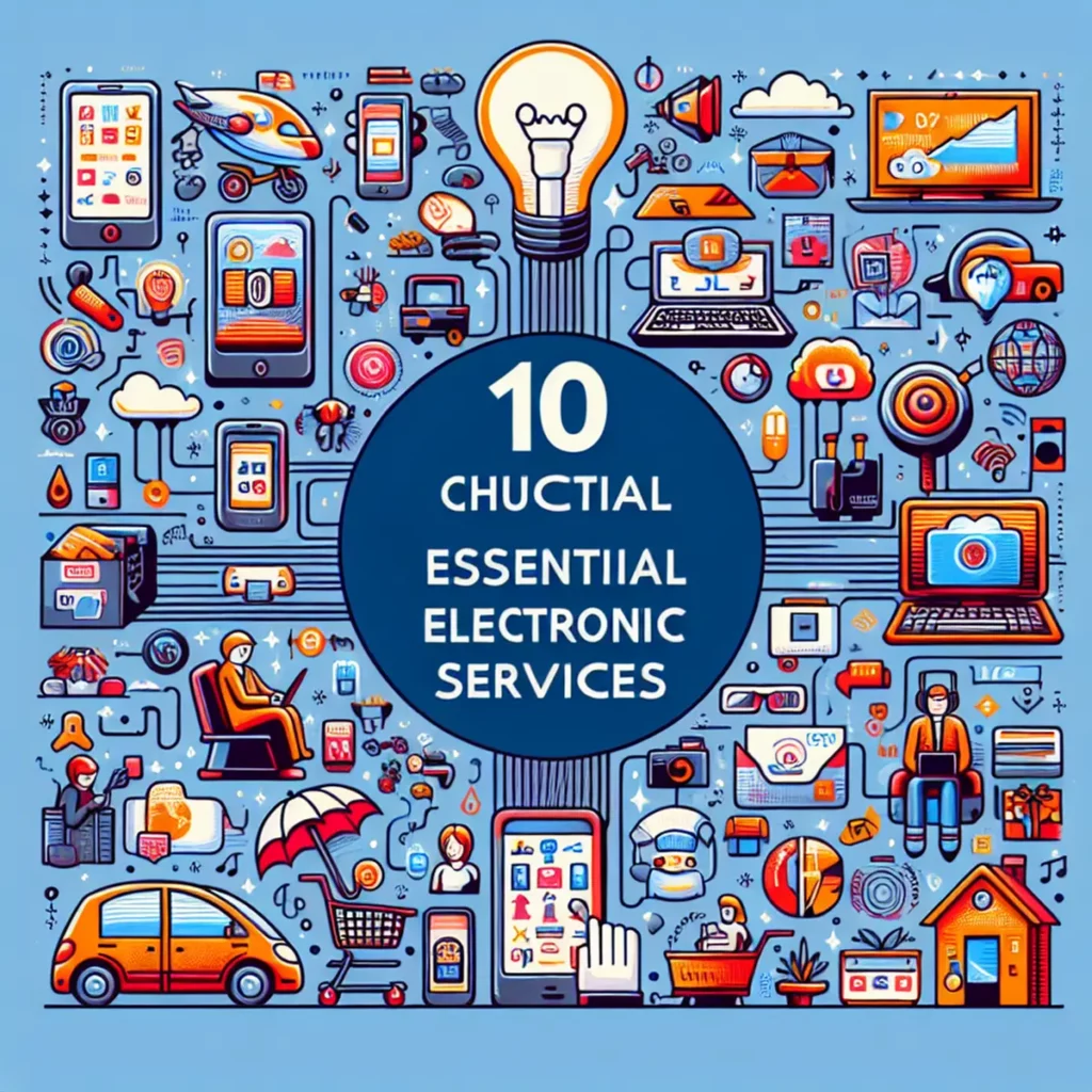 colorful app icons representing essential electronic services._result